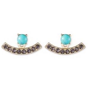 ‼️CLOSING CLOSET SALE‼️ NWT [BAUBLEBAR] Turquoise & Gold Earring Jacket